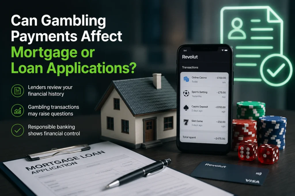 how gambling affect mortgage and loan applications